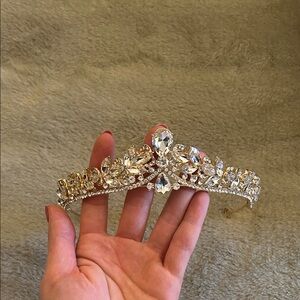 Elegant Gold and Silver Tiara